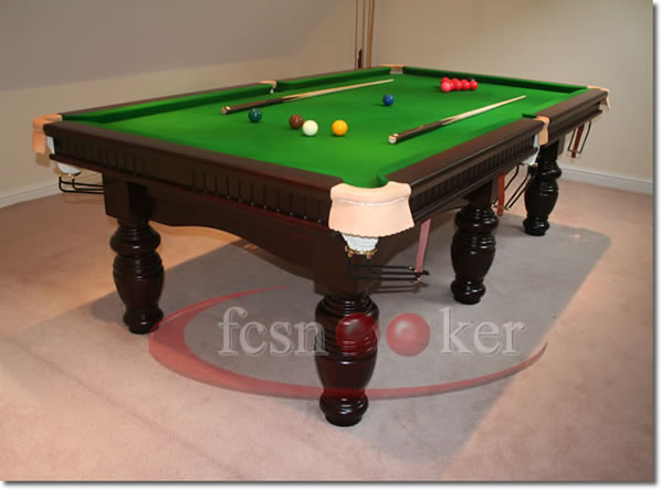 8 foot Elite in Mahogany with Green Cloth