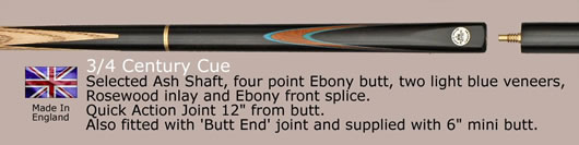 1353 - Century 3/4 Jointed Cue