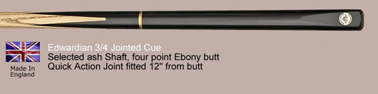 1333 - Edwardian 3/4 Jointed Cue 