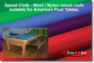 Hainsworth Speed suitable for American Pool tables